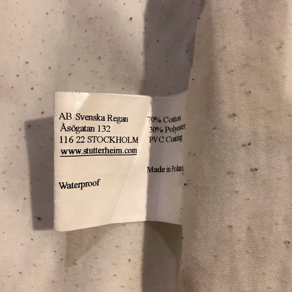 Stutterheim White Arholma Raincoat- small - Picture 8 of 10